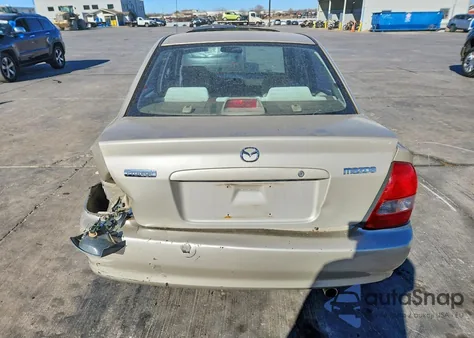 2000 Mazda Protege Dx из США, поврежденный, VIN JM1BJ2220Y0242699